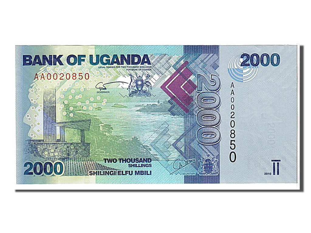 Biljet, Oeganda, 2000 Shillings, 2010, KM:50, NIEUW