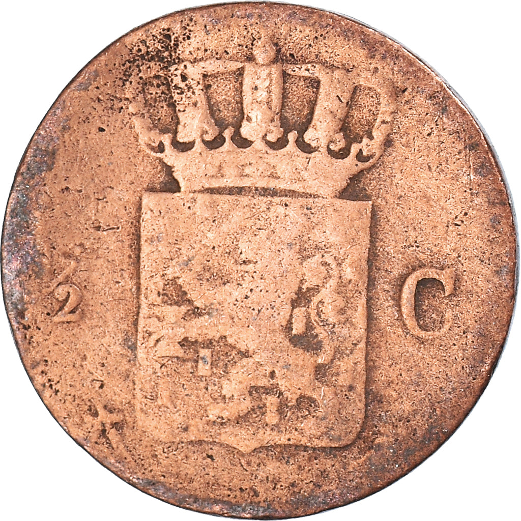 Moneda, Países Bajos, 1/2 Cent, 1875