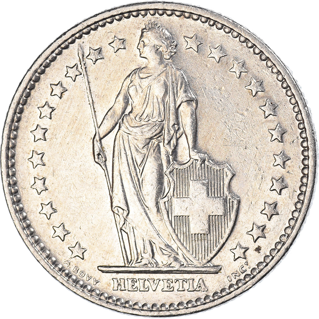 Moneta, Szwajcaria, 2 Francs, 1973