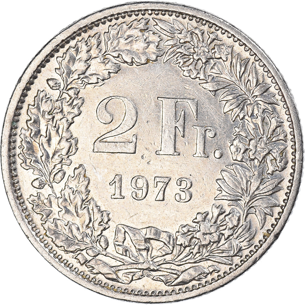 Moneta, Szwajcaria, 2 Francs, 1973