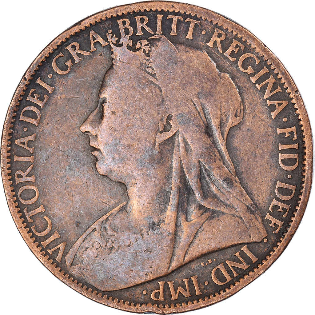 Moneda, Gran Bretaña, Penny, 1899