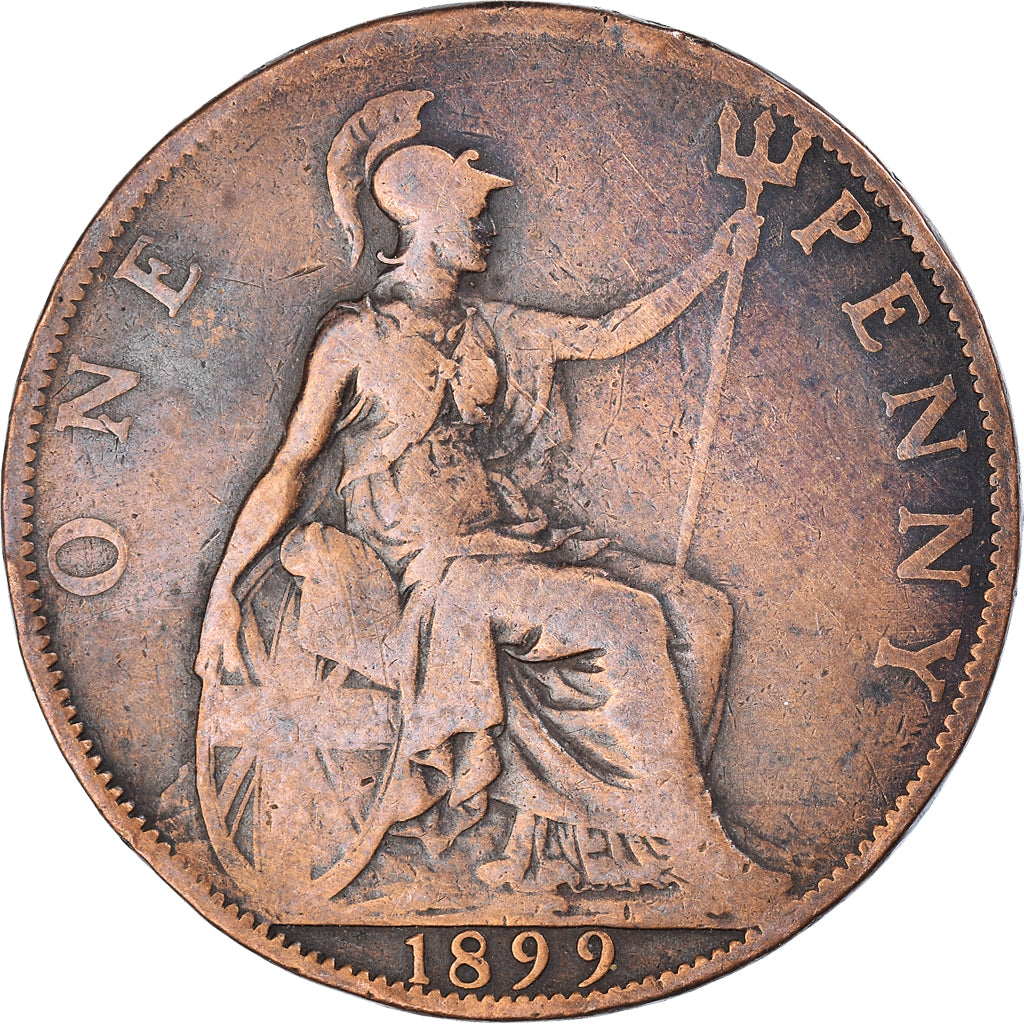 Moneda, Gran Bretaña, Penny, 1899
