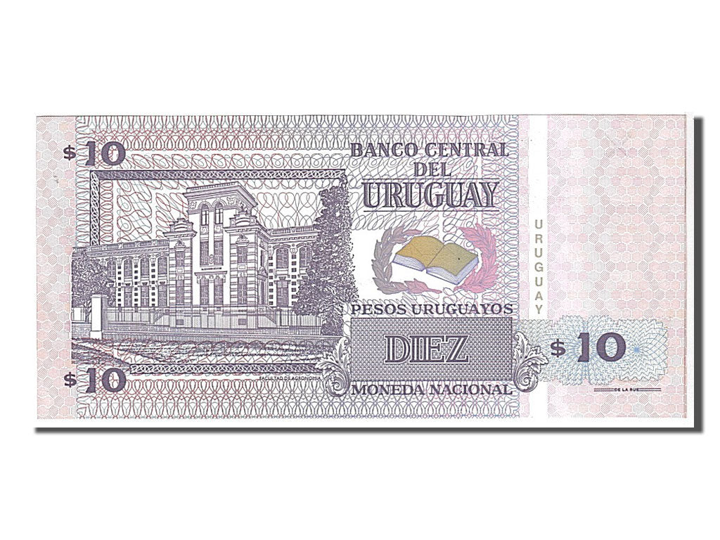 Banknote, Uruguay, 10 Pesos Uruguayos, 1998, KM:81a, UNC(65-70)