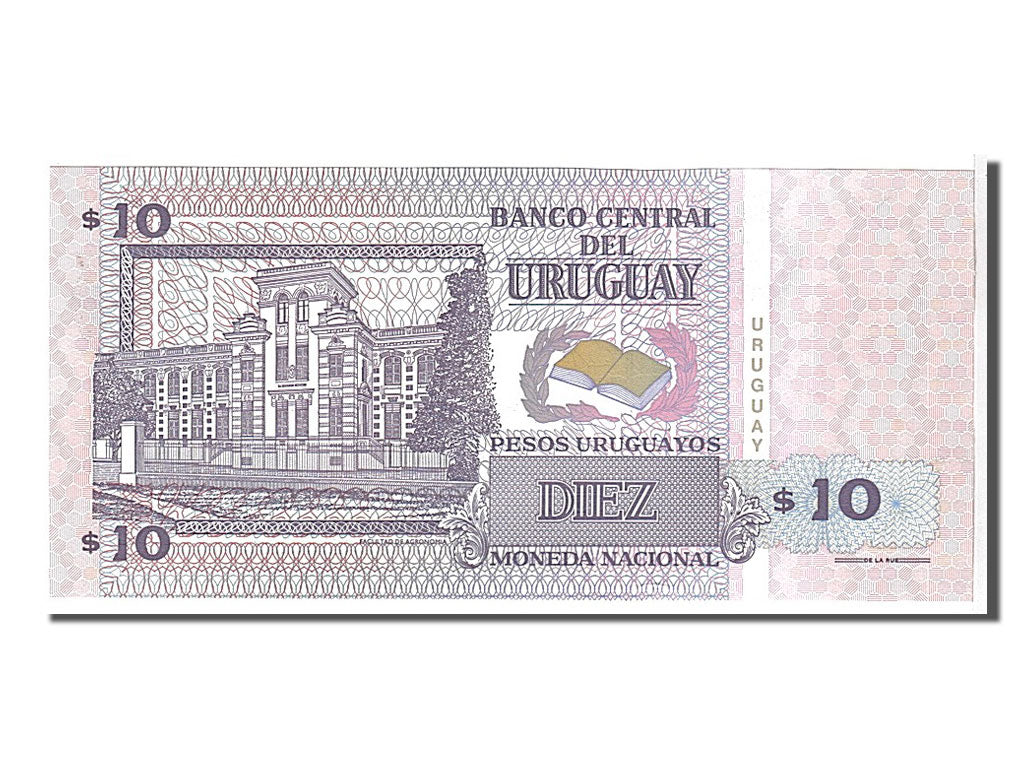 Geldschein, Uruguay, 10 Pesos Uruguayos, 1998, UNZ
