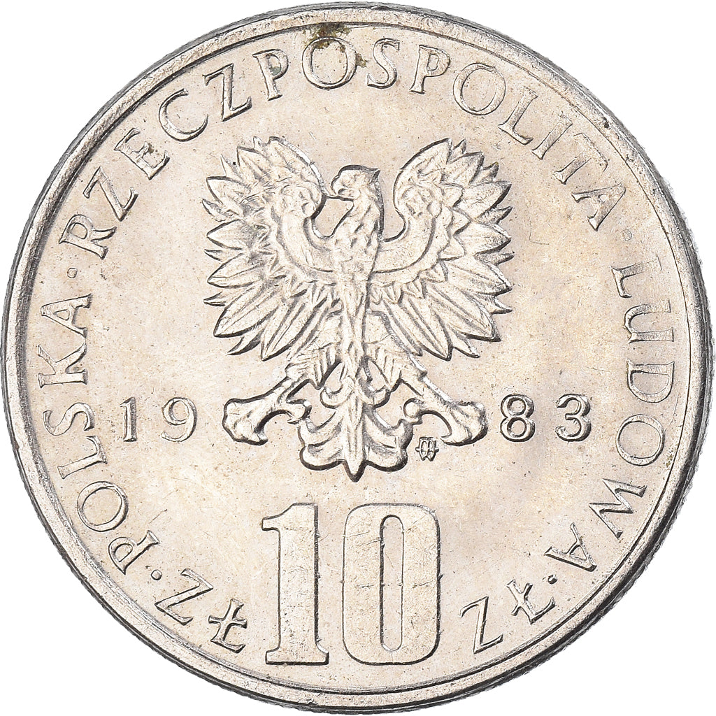 Monnaie, Pologne, 10 Zlotych, 1983