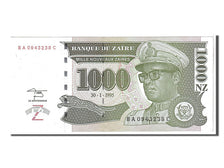 Banknote, Zaire, 1000 Nouveaux Zaïres, 1995, KM:66a, UNC(63)