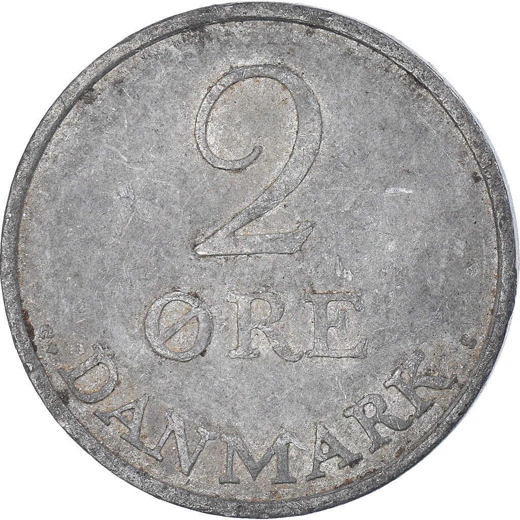Munten, Denemarken, 2 Öre, 1959