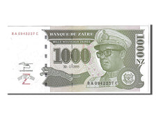 Banknote, Zaire, 1000 Nouveaux Zaïres, 1995, KM:66a, UNC(63)