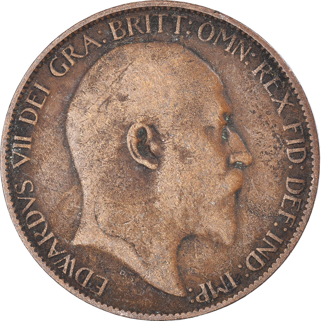 Munten, Groot Bretagne, 1/2 Penny, 1908