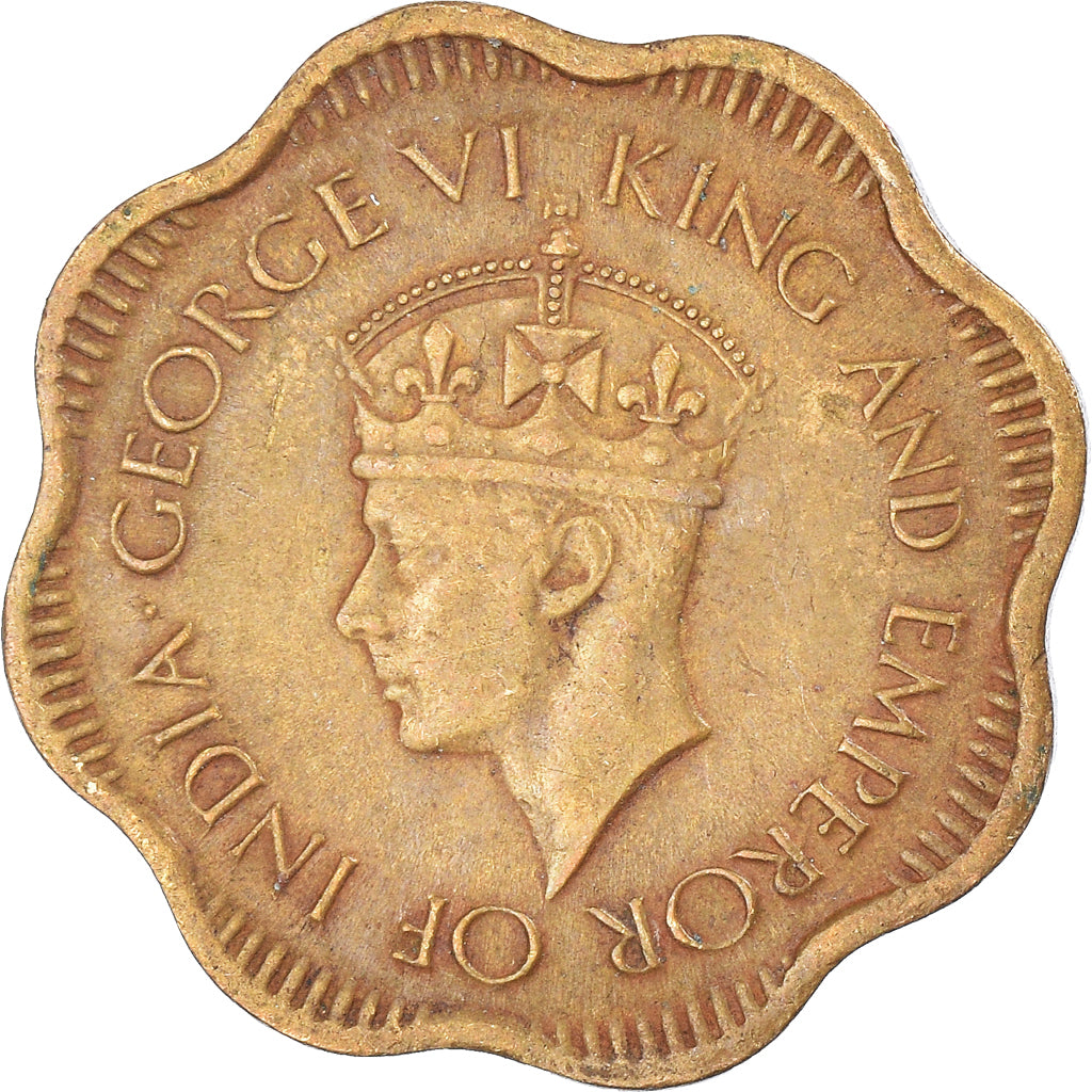 Münze, Ceylon, 10 Cents, 1944