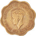 Münze, Ceylon, 10 Cents, 1944