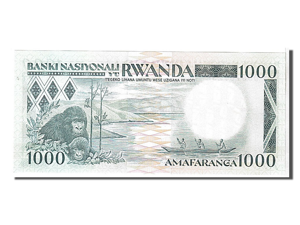 Banknote, Rwanda, 1000 Francs, 1988, 1988-01-01, KM:21a, UNC(65-70)