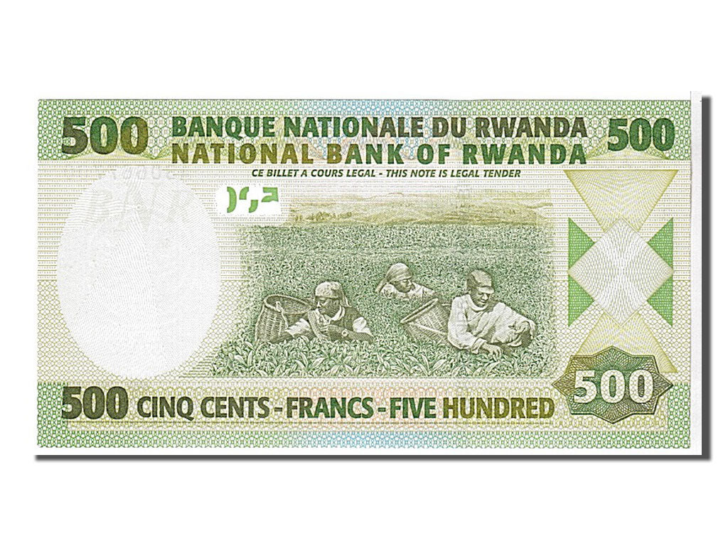 Banknot, Ruanda, 500 Francs, 2004, KM:30a, UNC(65-70)
