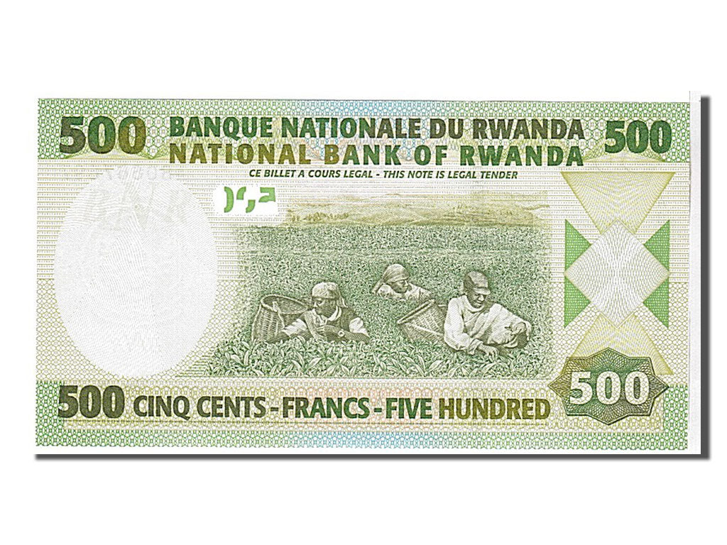 Billete, 500 Francs, 2004, Ruanda, KM:30a, UNC