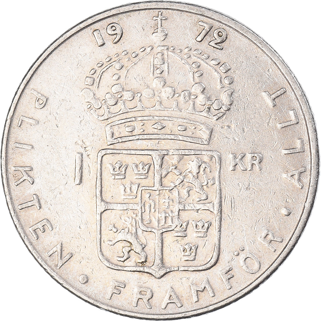 Monnaie, Suède, Krona, 1972