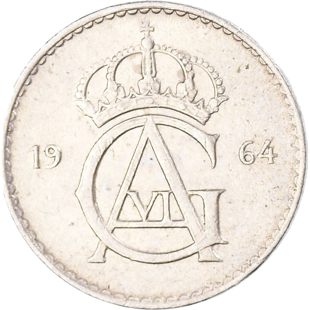 Moneta, Svezia, 10 Öre, 1964