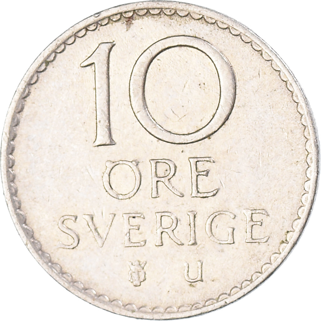 Moneta, Svezia, 10 Öre, 1964