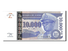 Banknote, Zaire, 10,000 Nouveaux Zaïres, 1995, KM:70a, UNC(65-70)