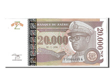Banknote, Zaire, 20,000 Nouveaux Zaïres, 1996, KM:72a, UNC(65-70)