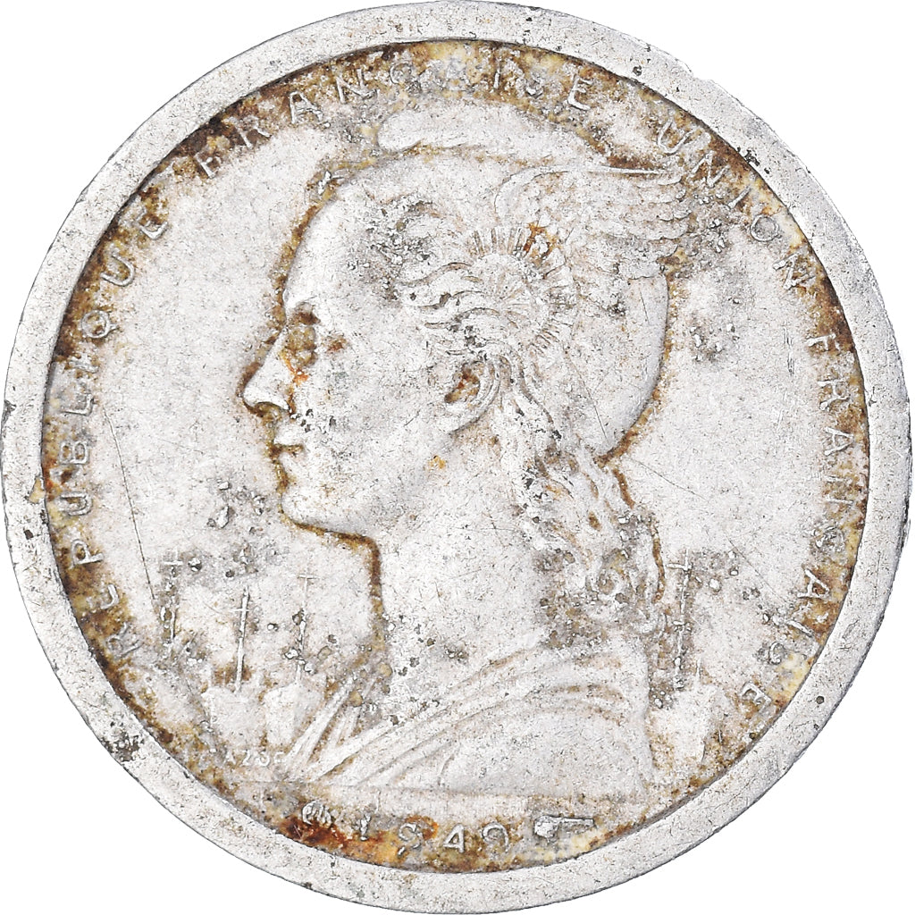 Monnaie, Somalie, Franc, 1949