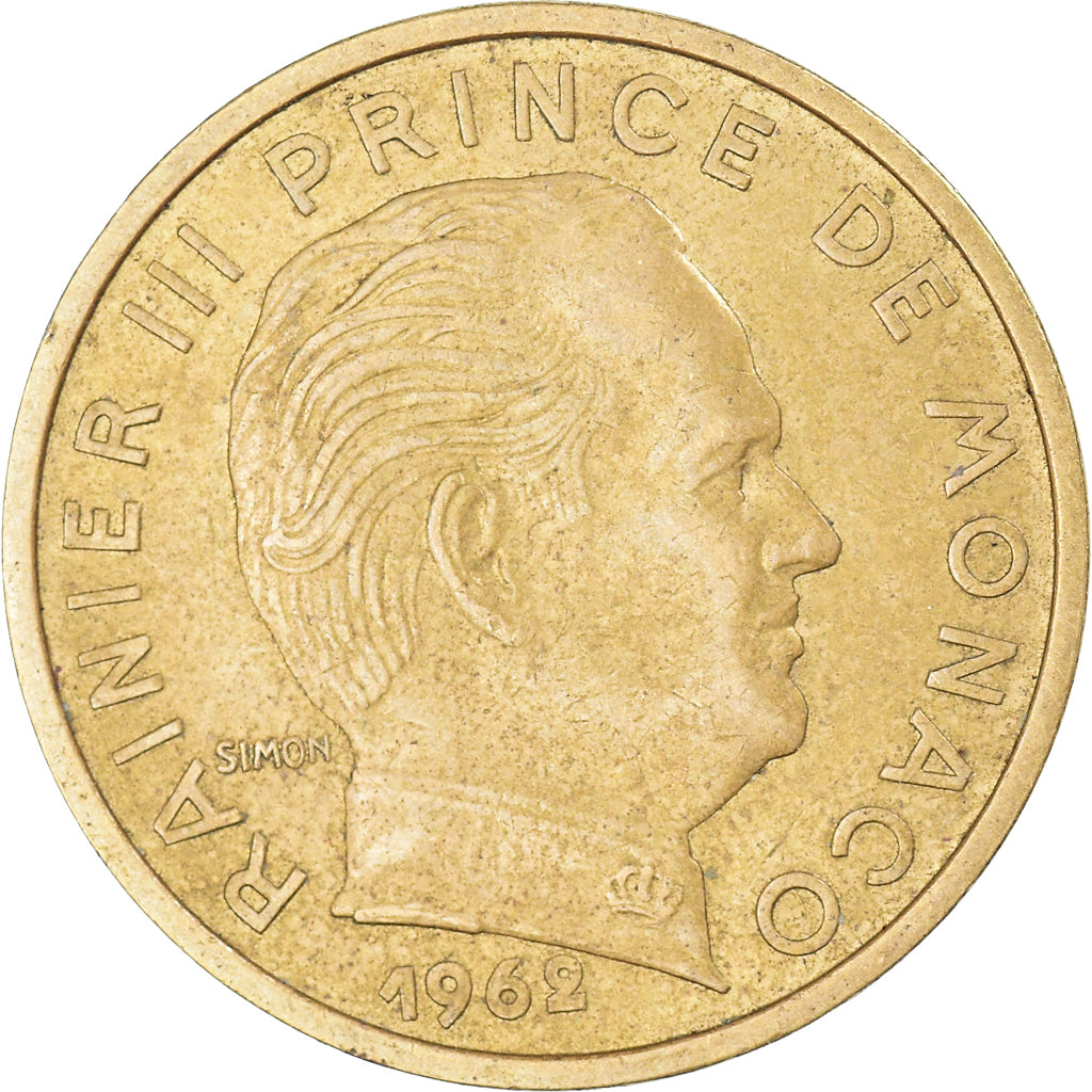 Munten, Monaco, 50 Centimes, 1962