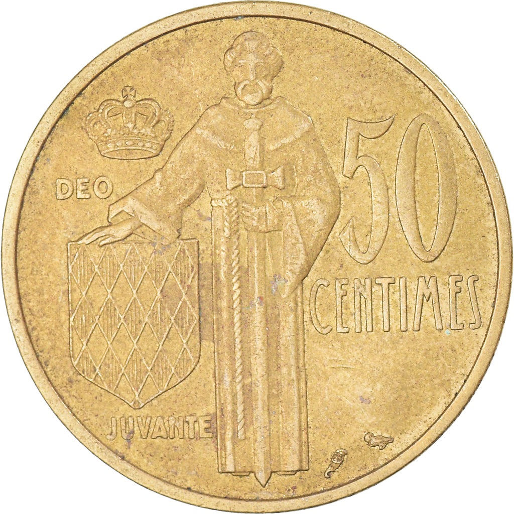 Munten, Monaco, 50 Centimes, 1962
