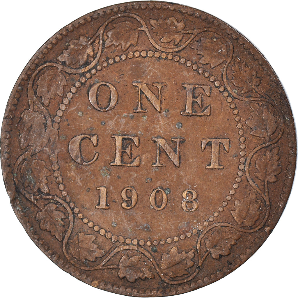 Moneta, Canada, Cent, 1908