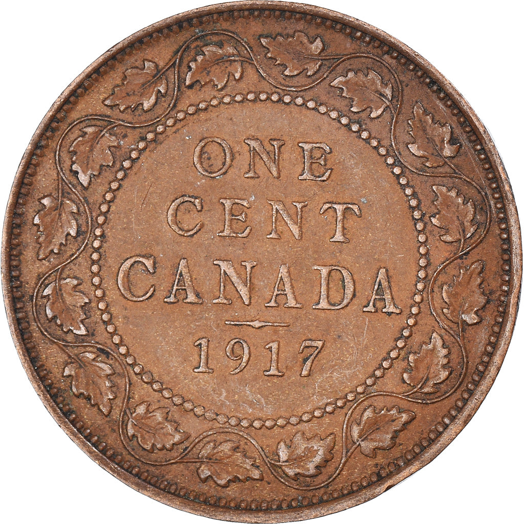 Moneda, Canadá, Cent, 1917