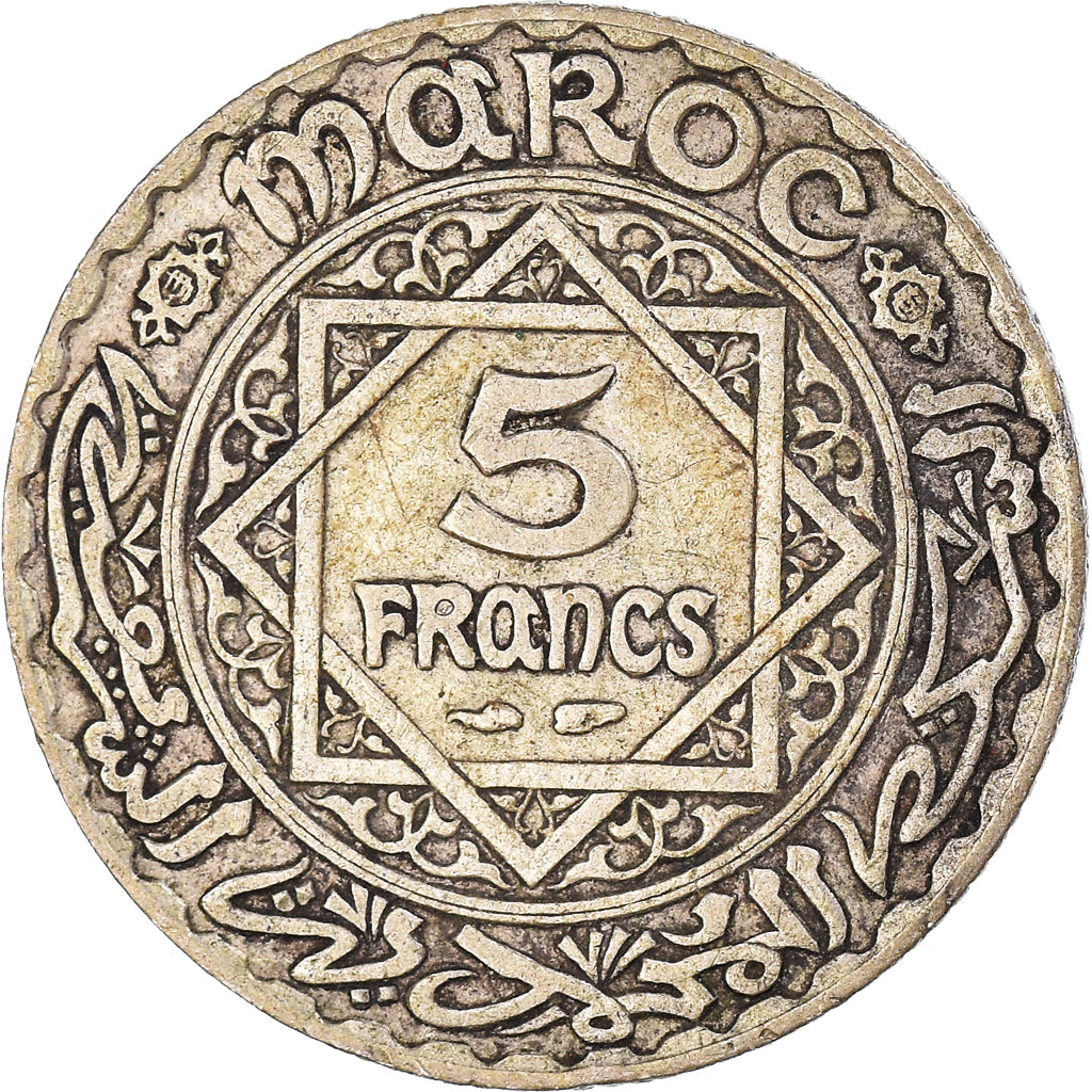 Munten, Marokko, 5 Francs