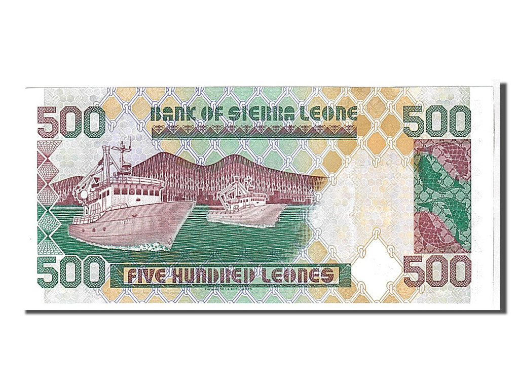 Banknote, Sierra Leone, 500 Leones, 1995, KM:23a, UNC(65-70)
