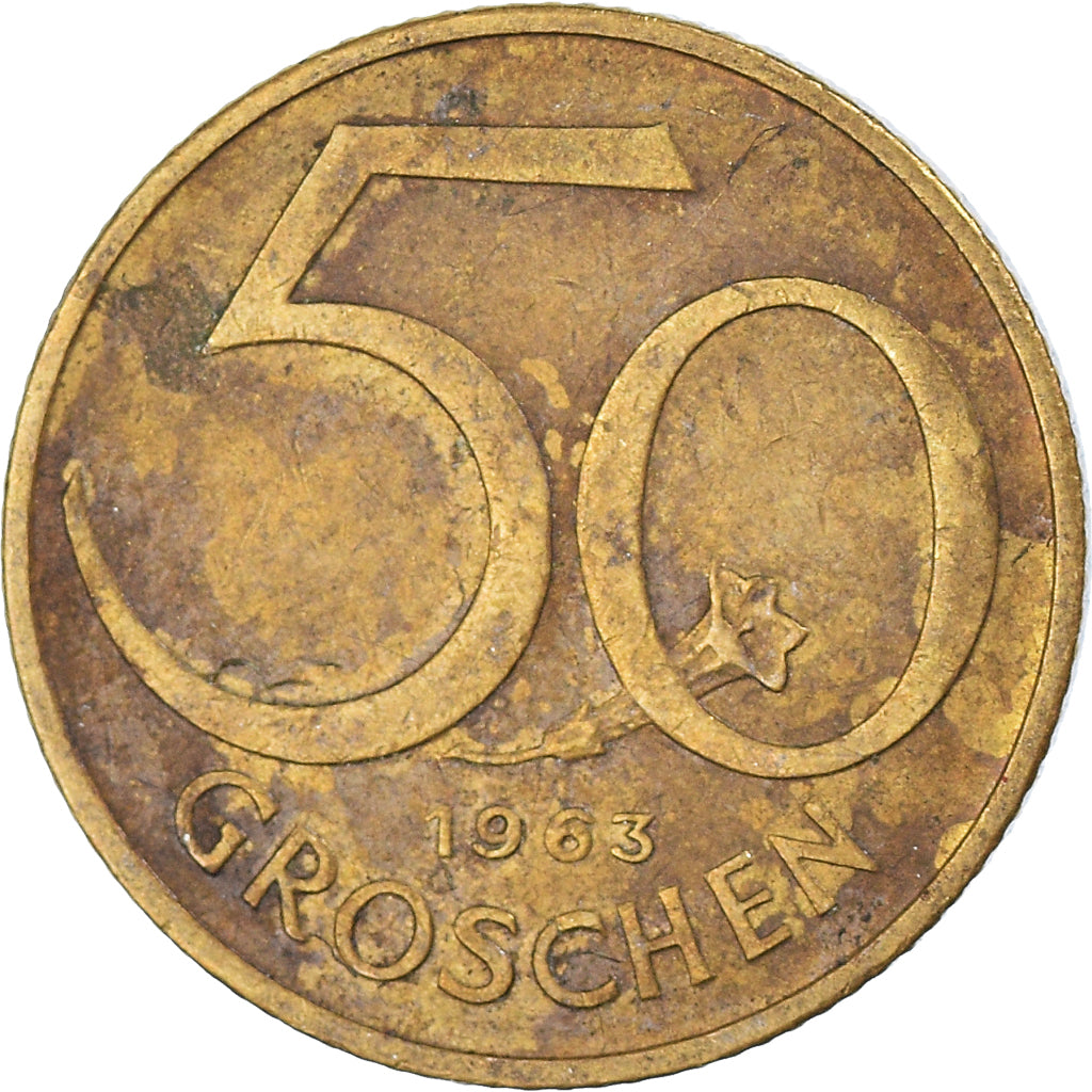Coin, Austria, 50 Groschen, 1963