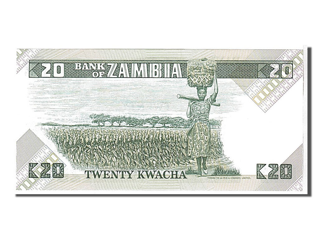 Banknote, Zambia, 20 Kwacha, KM:27e, UNC(65-70)