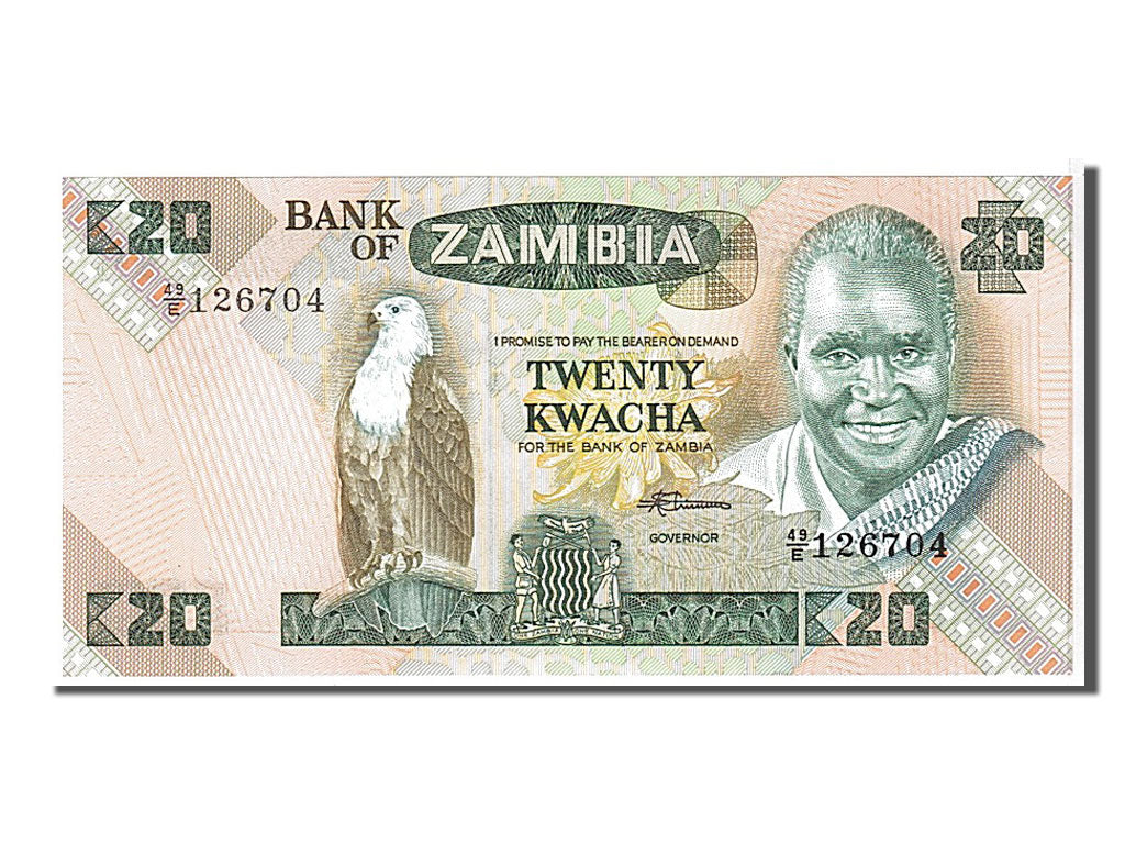 Banknote, Zambia, 20 Kwacha, KM:27e, UNC(65-70)