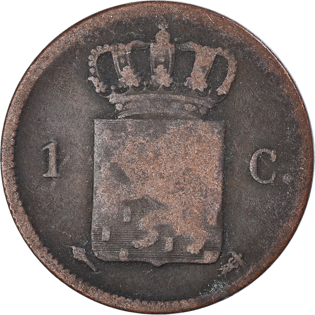 Moneda, Países Bajos, Cent, 1828
