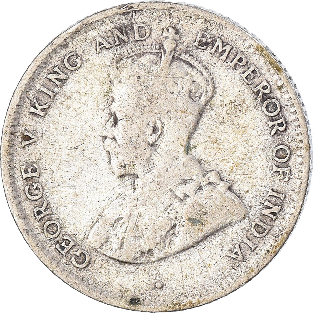 Munten, Ceylon, 25 Cents, 1911