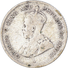 Munten, Ceylon, 25 Cents, 1911