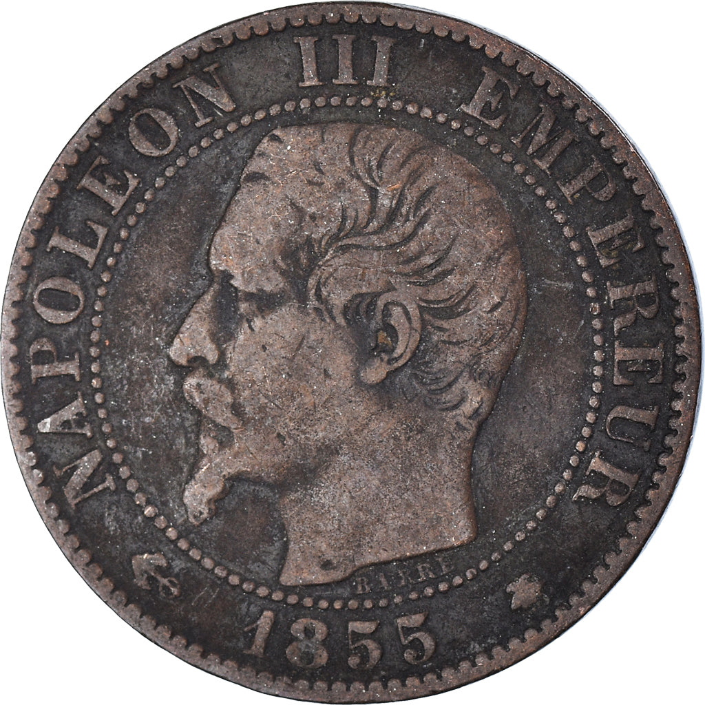 Moneda, Francia, 5 Centimes, 1855