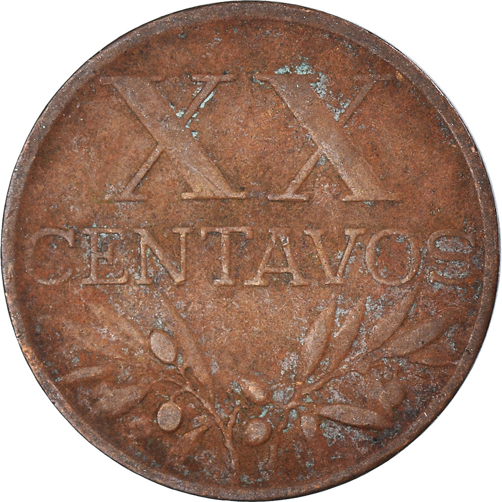 Coin, Portugal, 20 Centavos, 1953