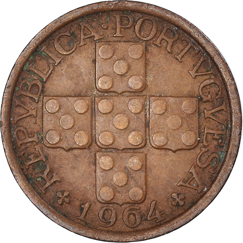 Coin, Portugal, 10 Centavos, 1964