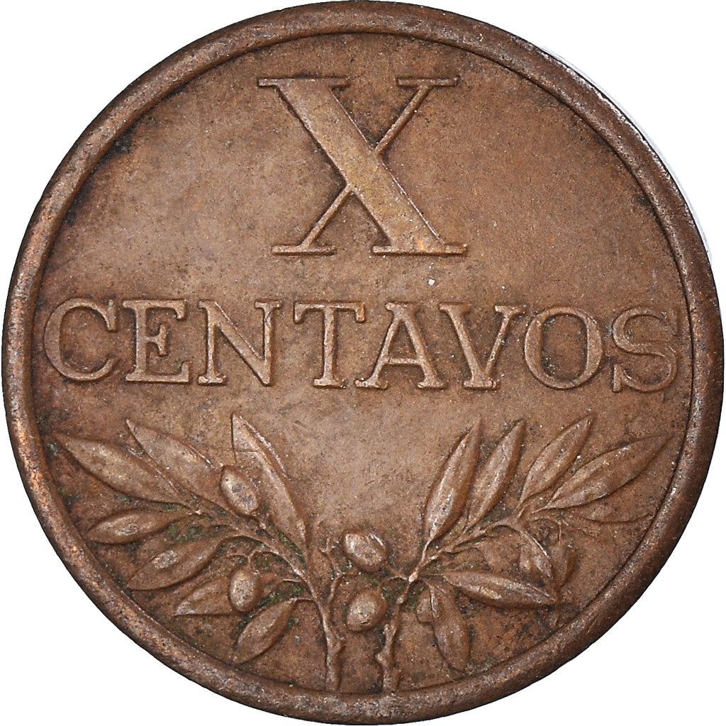 Coin, Portugal, 10 Centavos, 1964