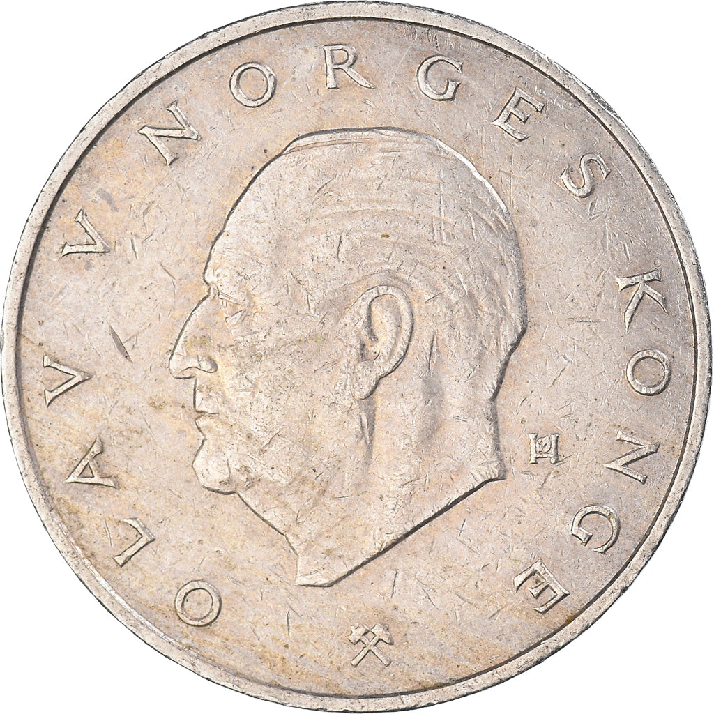 Moneta, Norwegia, 5 Kroner, 1974