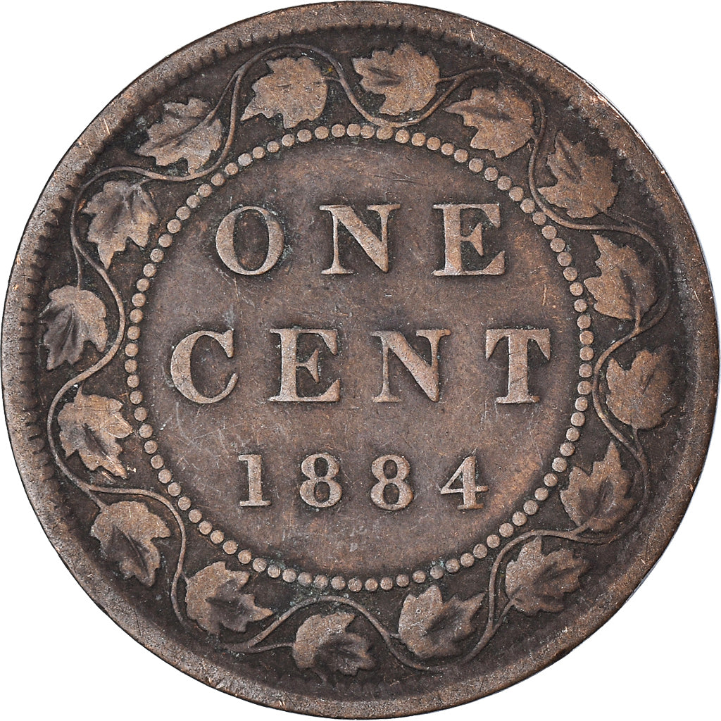 Moneda, Canadá, Cent, 1884