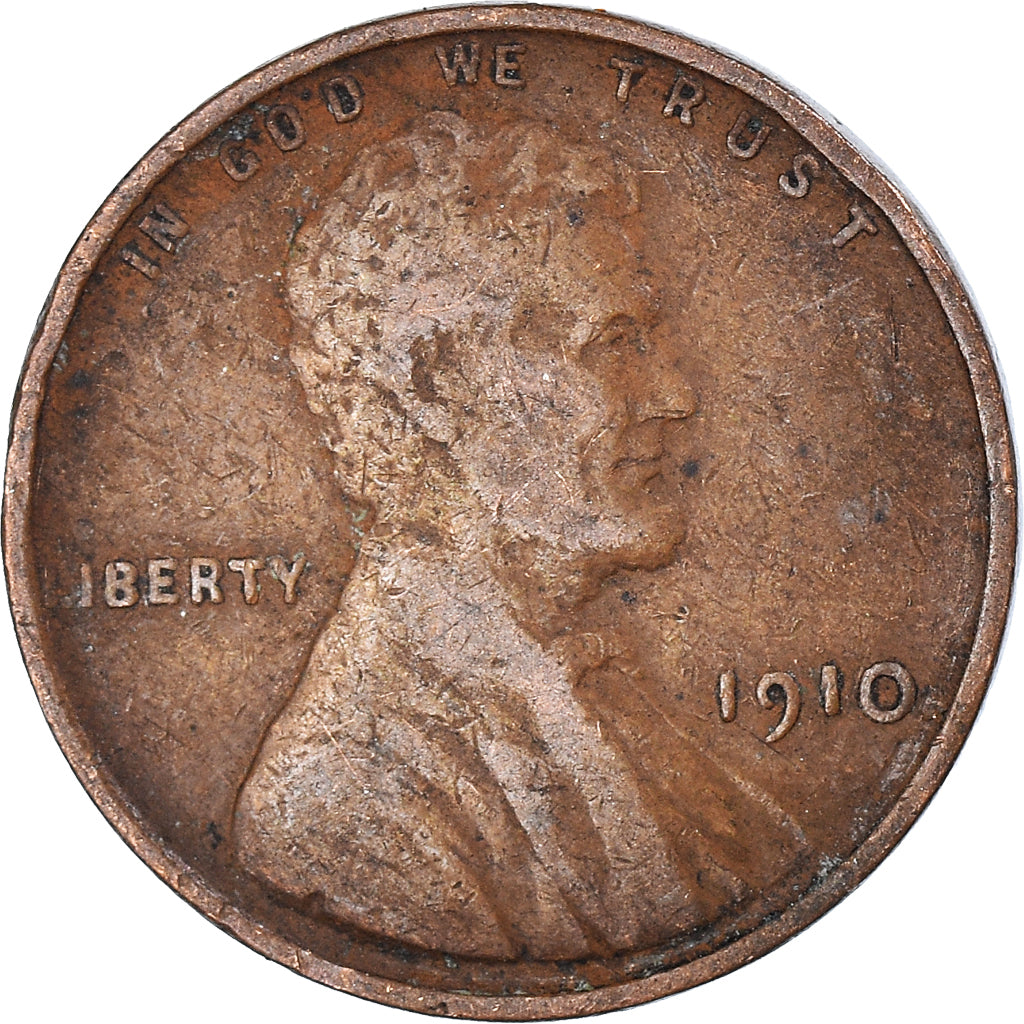 Moneta, USA, Cent, 1910