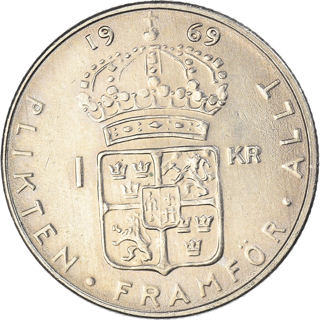 Monnaie, Suède, Krona, 1969