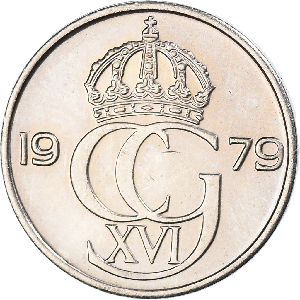 Moneda, Suecia, 25 Öre, 1979