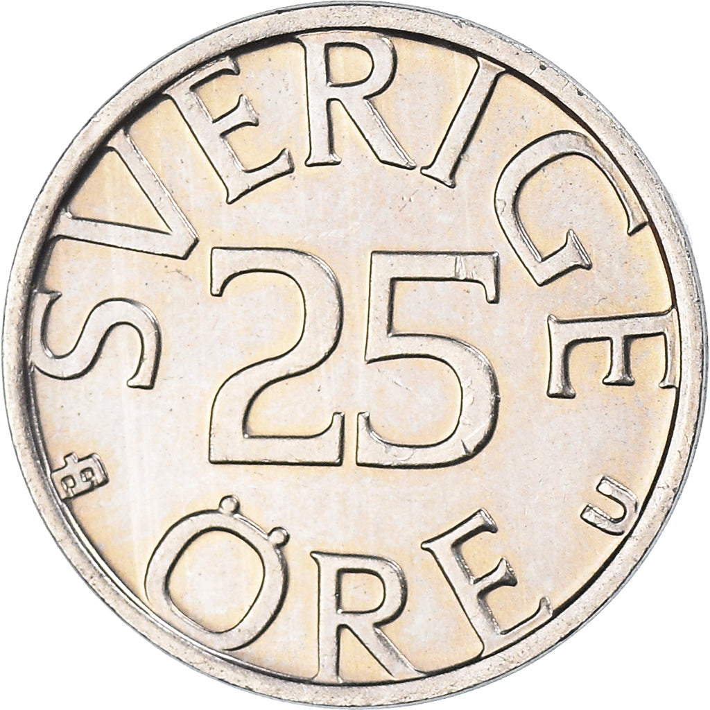 Moneda, Suecia, 25 Öre, 1979