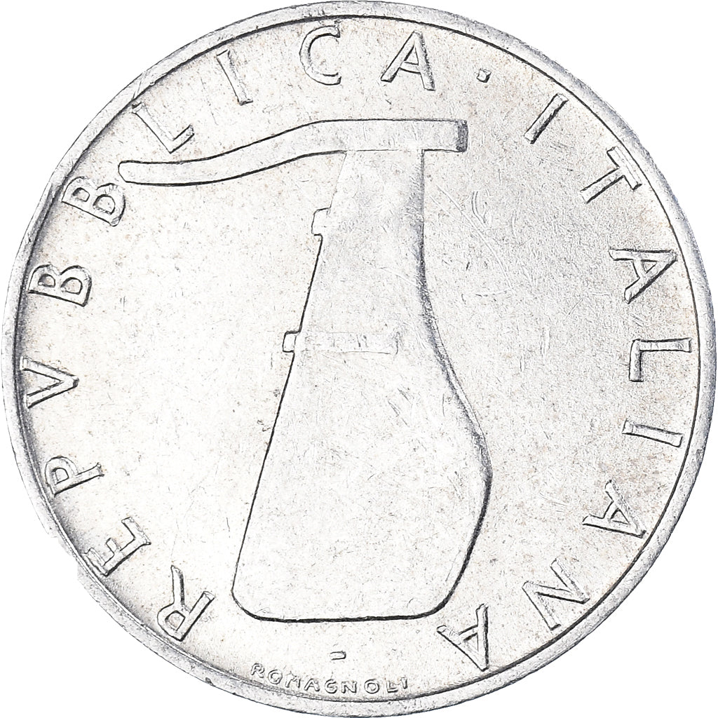 Munten, Italië, 5 Lire, 1977