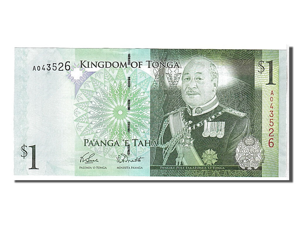 Banconote, Tonga, 1 Pa'anga, 2008, FDS
