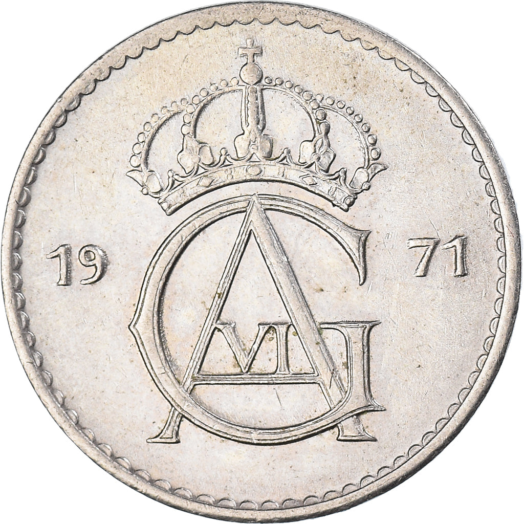 Moneda, Suecia, 50 Öre, 1971