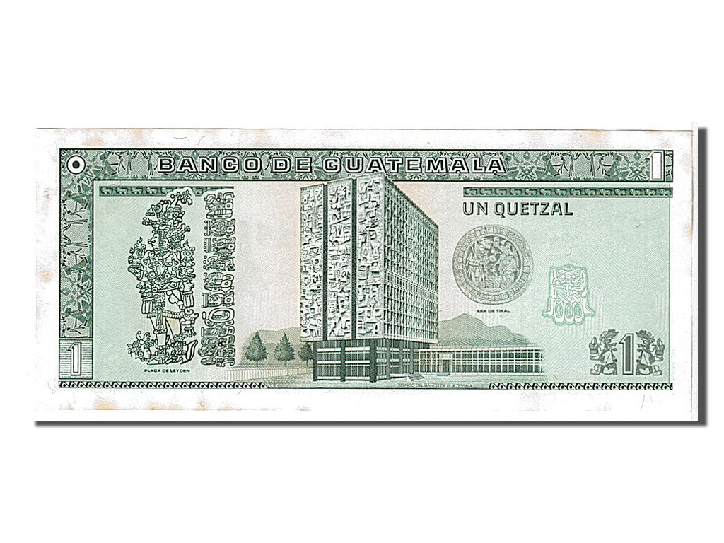 Banknote, Guatemala, 1 Quetzal, 1991, KM:73b, AU(55-58)